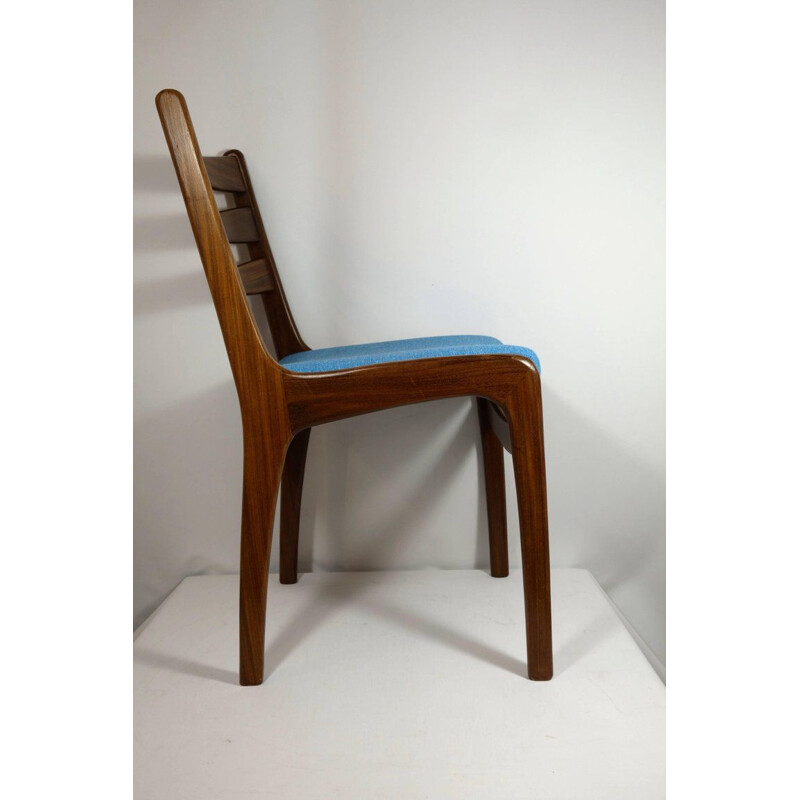 Juego de 4 sillas escandinavas vintage de teca