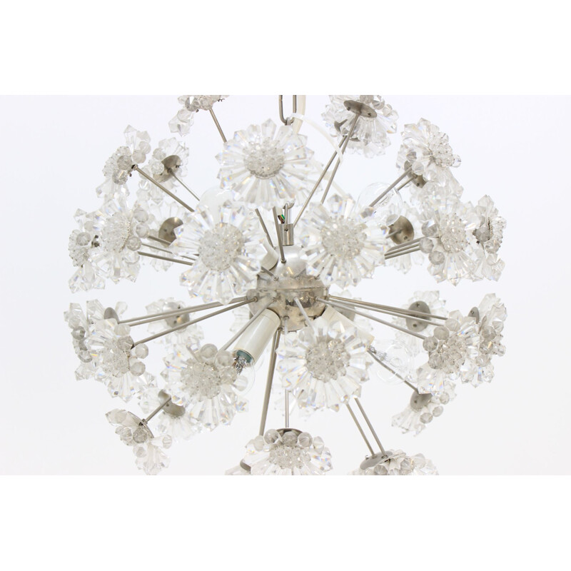 Vintage chandelier Dandelion Sputnik by Preciosa