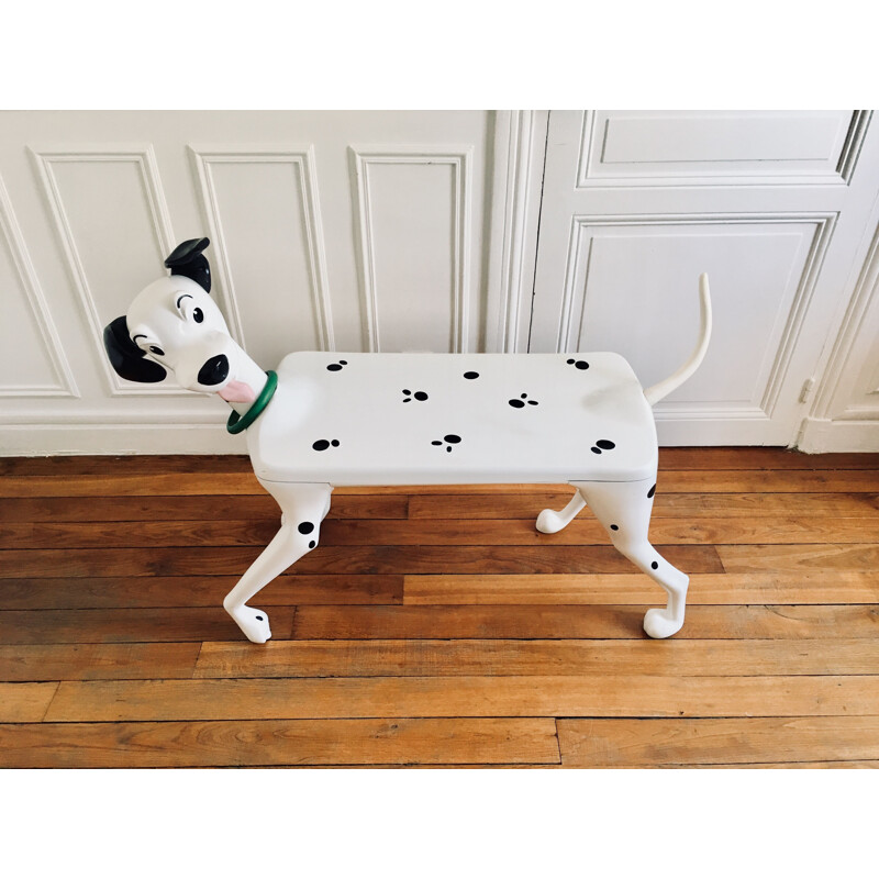 Vintage Dalmatian desk and chair by Pierre Colleu for Starform