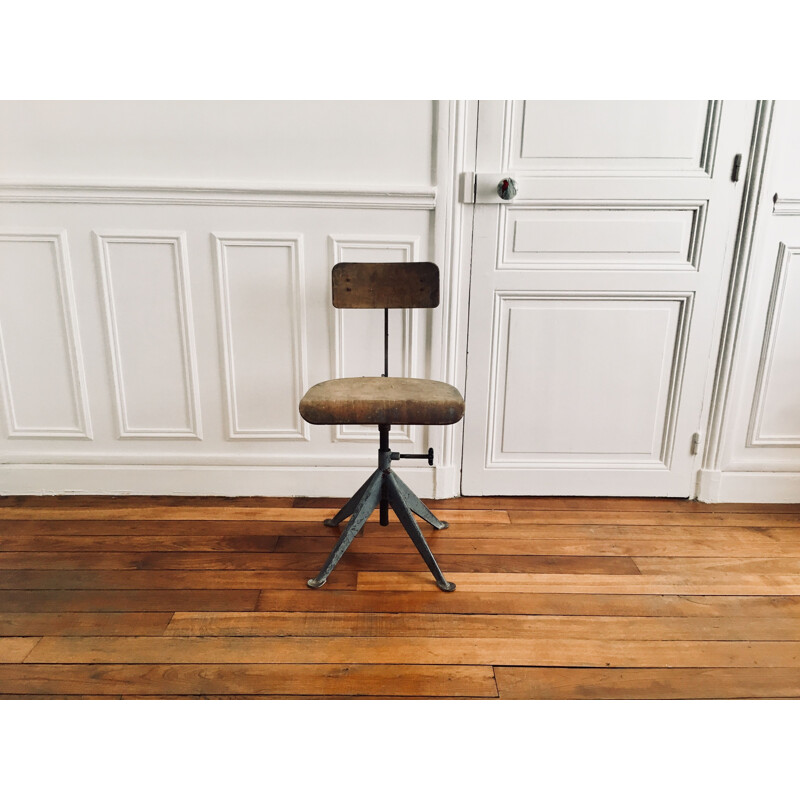 Cadeira de oficina de vintage escandinava de Odelberg