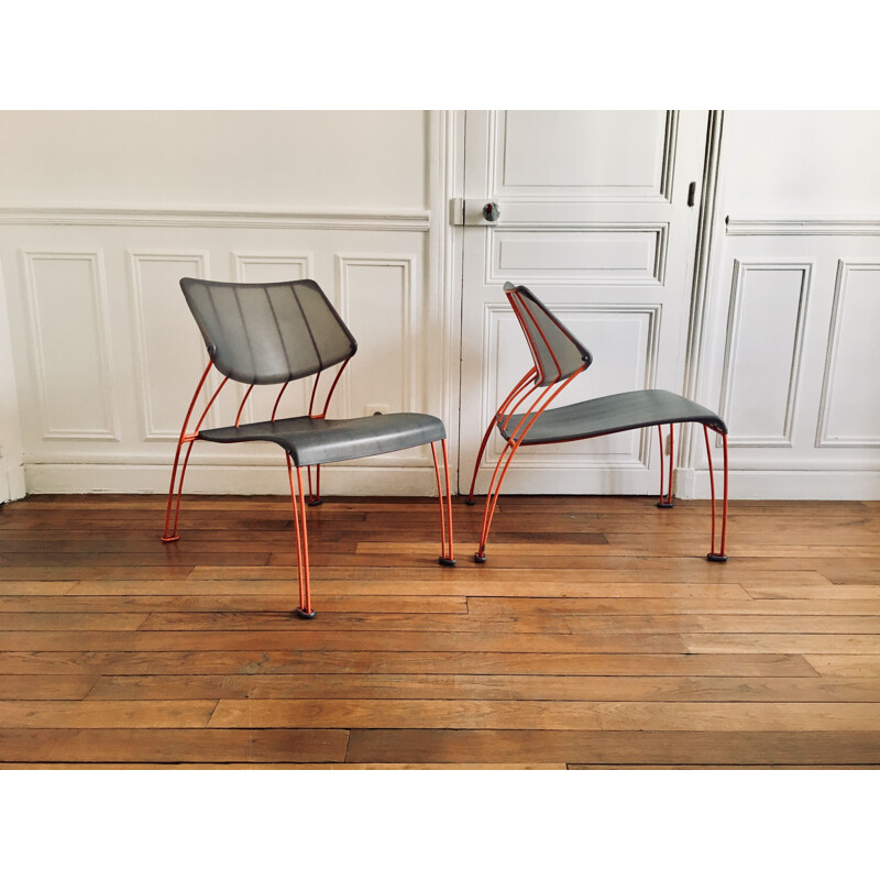 Set of 2 vintage armchairs by Monika Mulder "PS Hasslö"