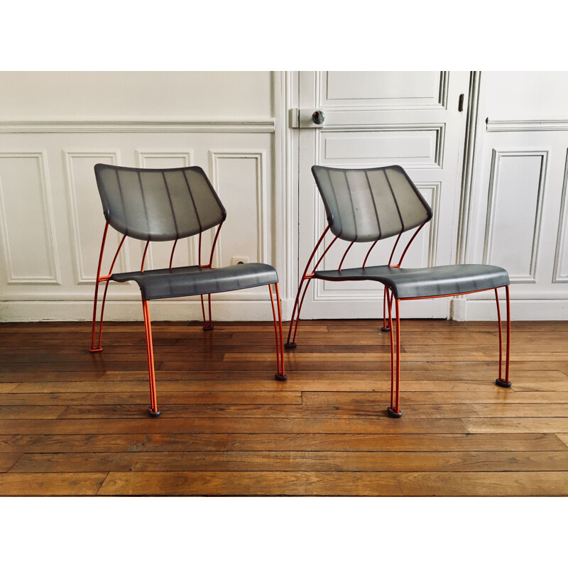 Set of 2 vintage armchairs by Monika Mulder "PS Hasslö"
