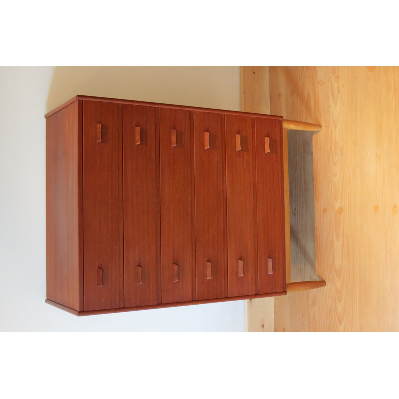 Vintage chest of drawers in teak by Poul Volther for Munch