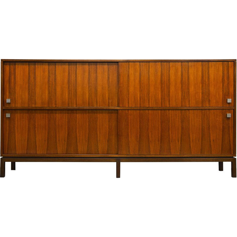 Vintage high sideboard in rosewood by Alfred Hendrickx for Belform