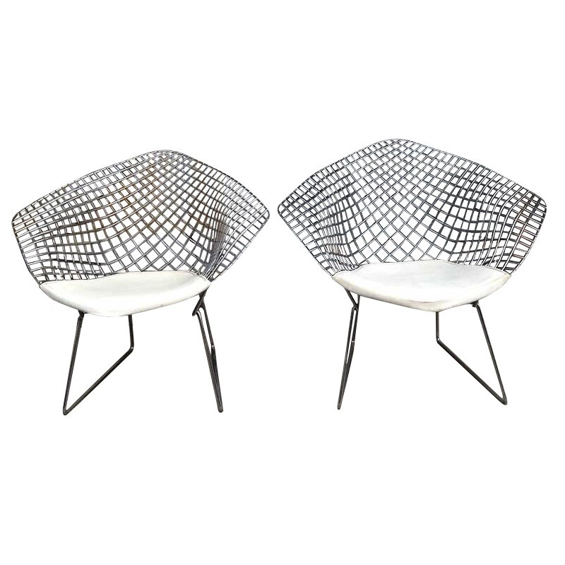 Armchairs diamond, Harry BERTOIA - 1950s