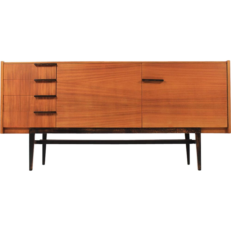 Vintage sideboard in wood by František Mezulánik