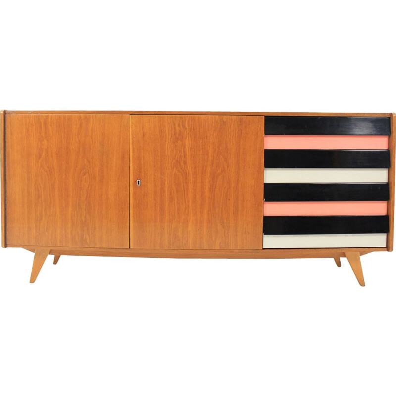 Vintage long sideboard by Jiri Jiroutek