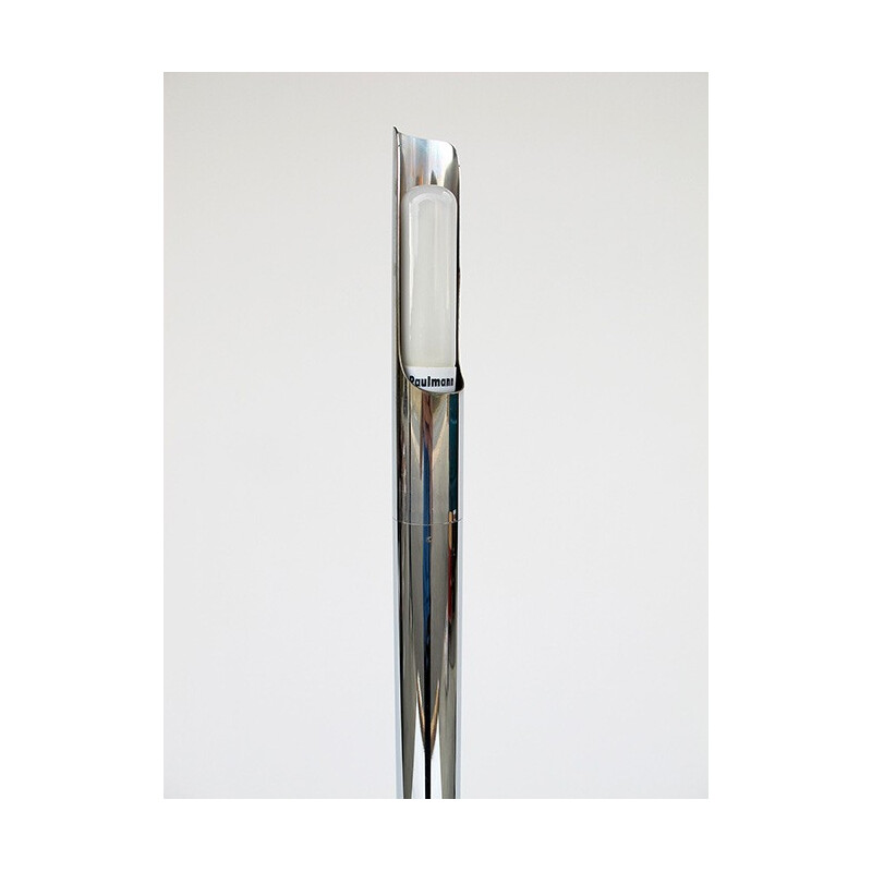 Light Pole floor lamp in chrome steel, Ingo MAURER - 1960s