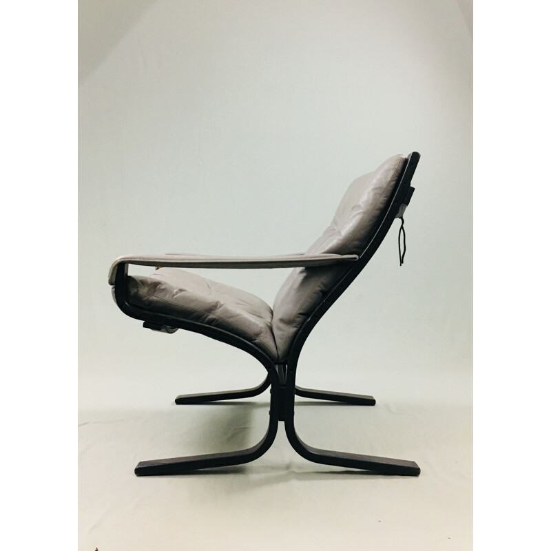 Suite de 2 fauteuils "Siesta" gris de Ingmar Relling pour Westnofa