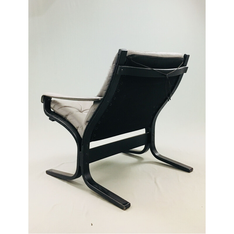 Suite de 2 fauteuils "Siesta" gris de Ingmar Relling pour Westnofa