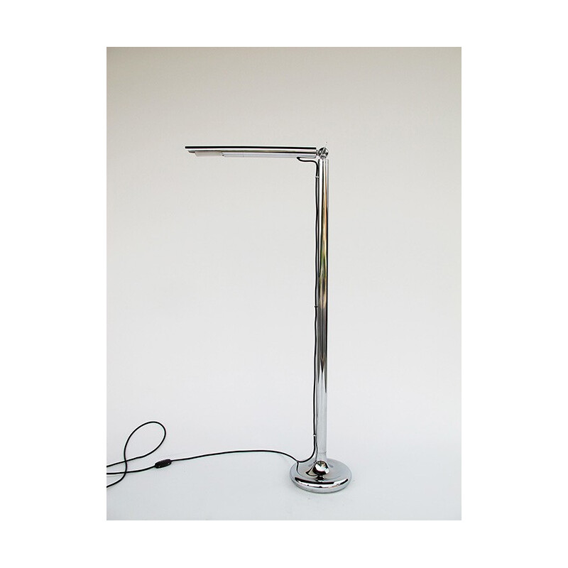 Light Pole floor lamp in chrome steel, Ingo MAURER - 1960s