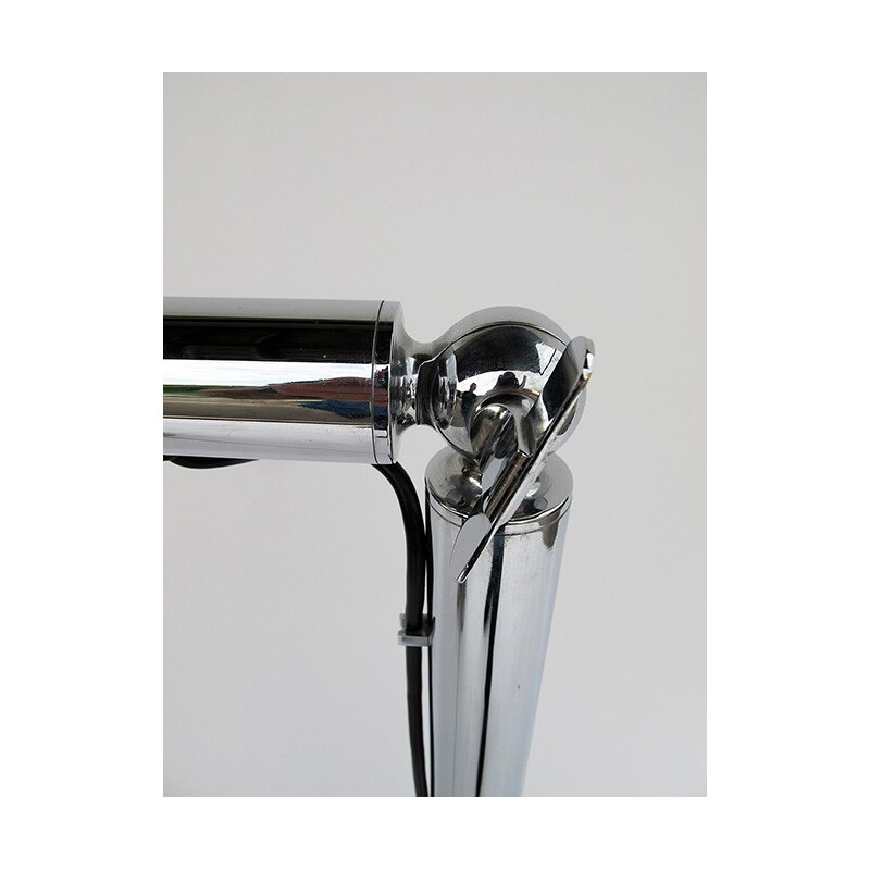 Light Pole floor lamp in chrome steel, Ingo MAURER - 1960s