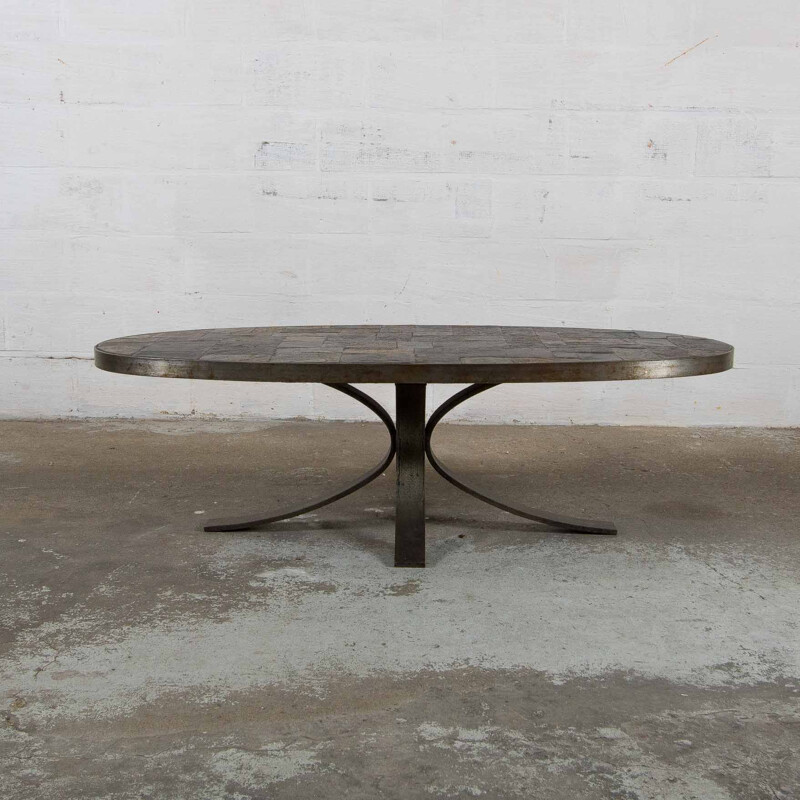 Vintage brutalist coffee table