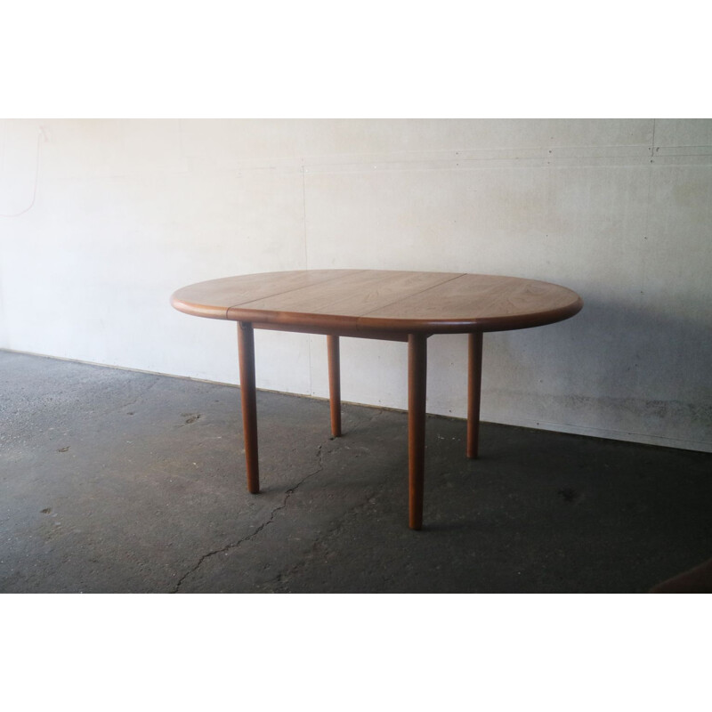 Danish extending dining table 1970s