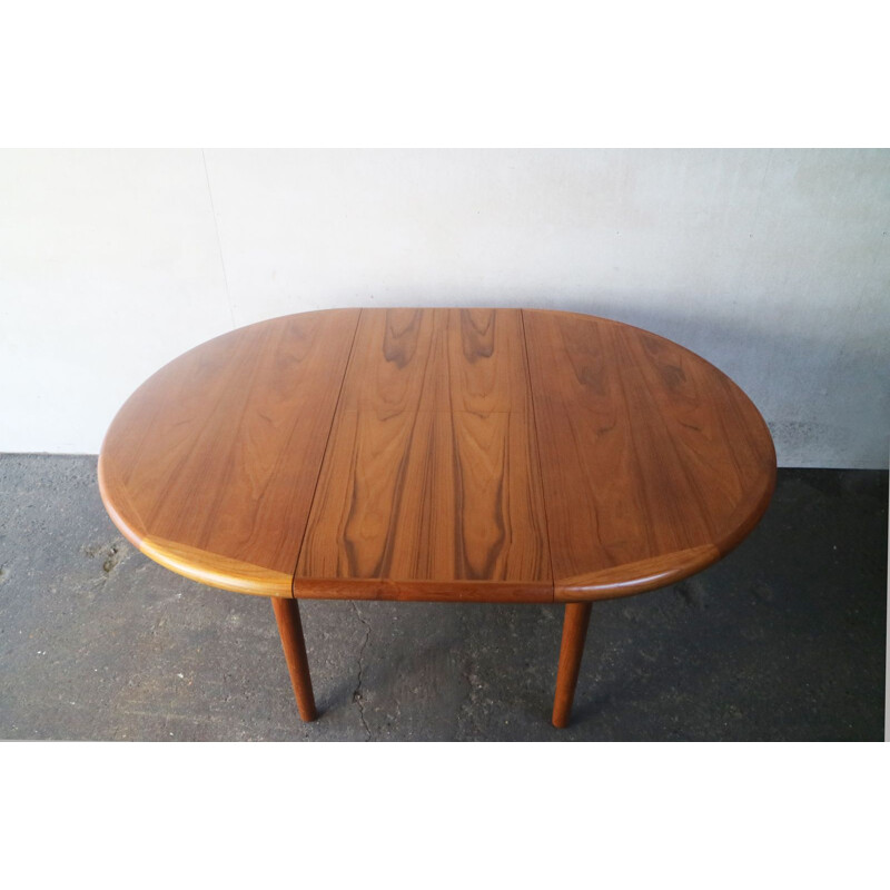 Danish extending dining table 1970s