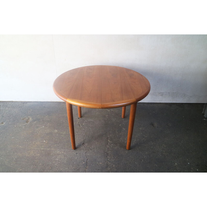 Danish extending dining table 1970s