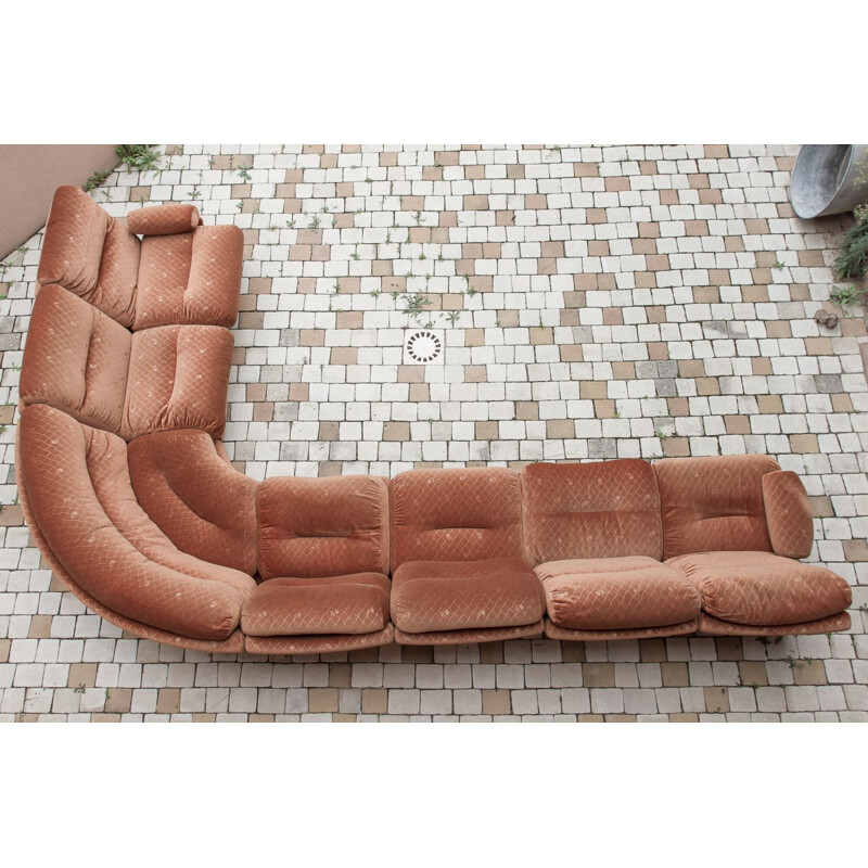 Full living room Ligne Roset Albany model - Michel Ducaroy 1970 