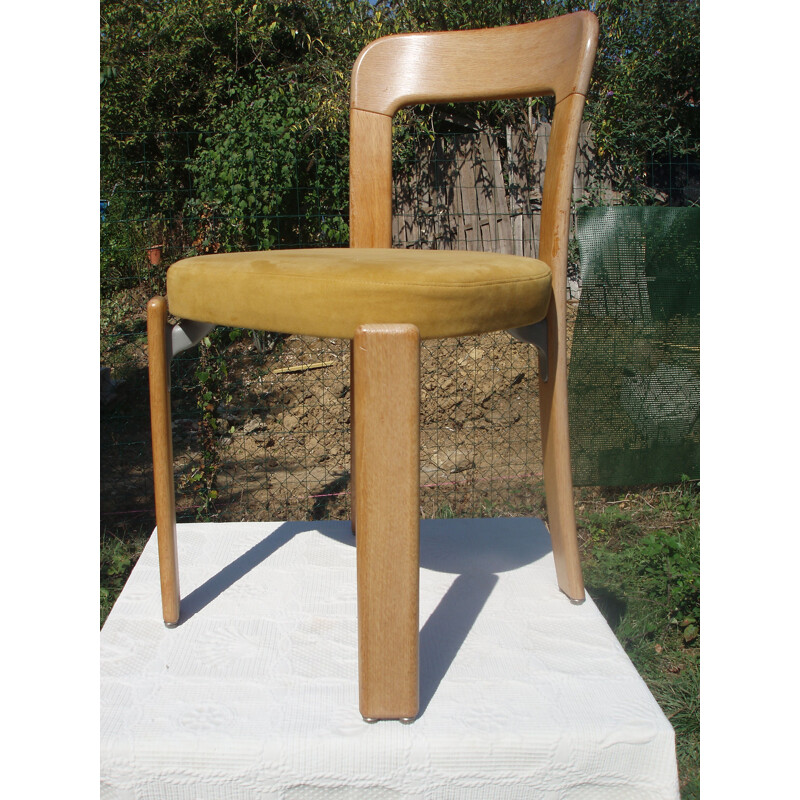 Set of 4 vintage chairs by Bruno Rey