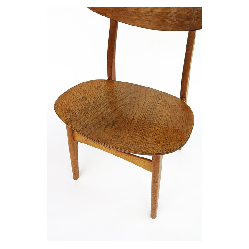 Set of 6 CH-030 dining chairs in wood, Hans WEGNER - 1960s