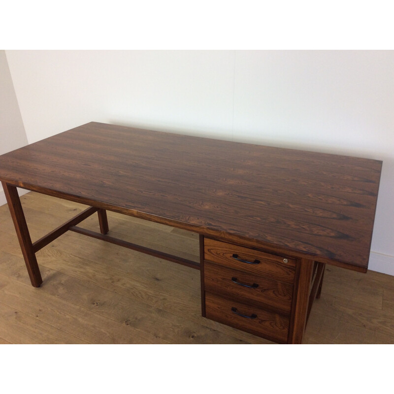 Vintage Dutch desk in rosewood