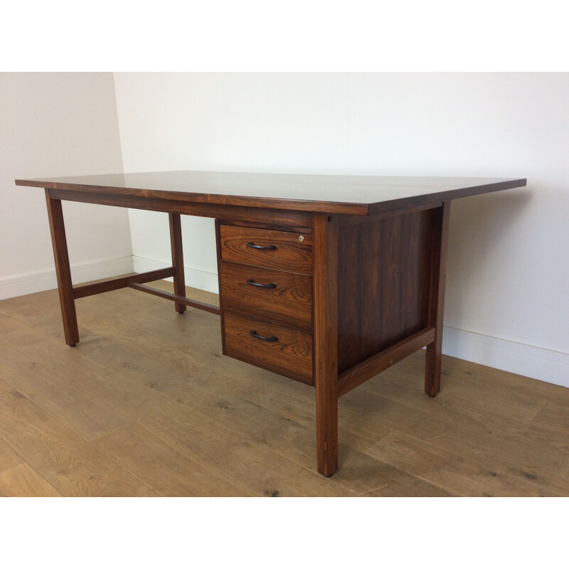 Vintage Dutch desk in rosewood