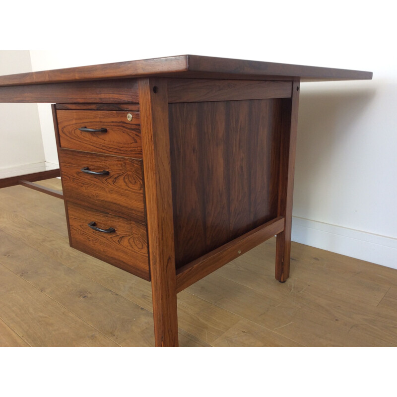Vintage Dutch desk in rosewood