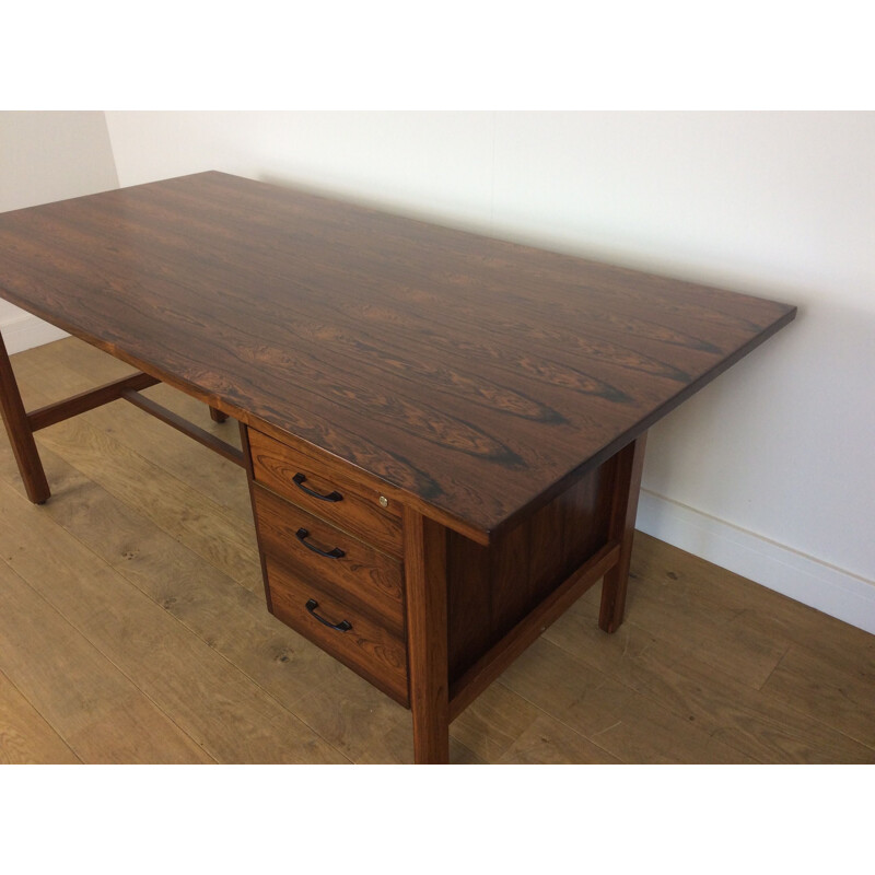 Vintage Dutch desk in rosewood