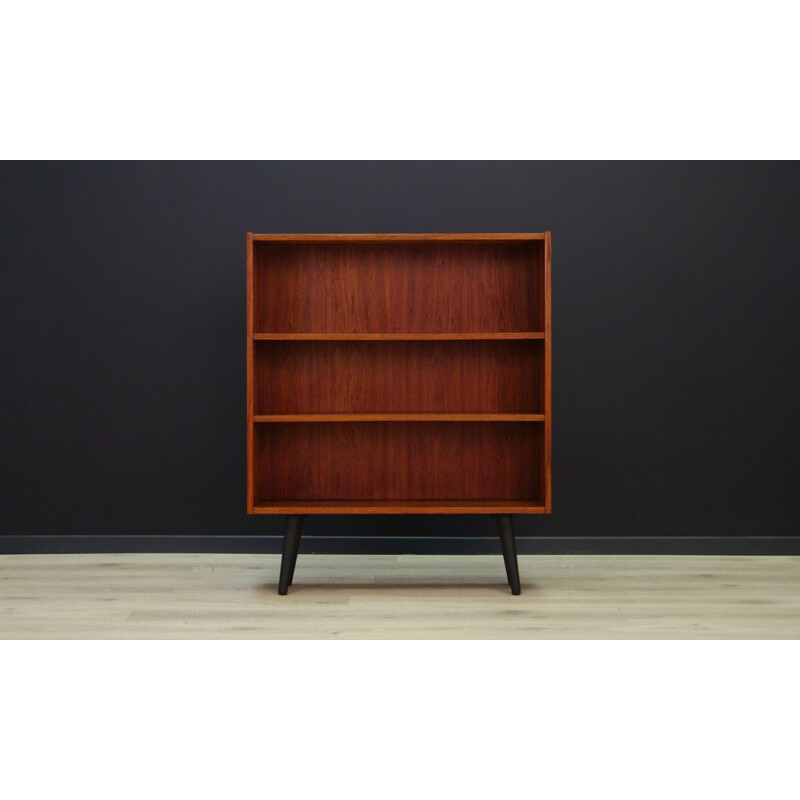 Vintage Scandinavian bookcase in teak