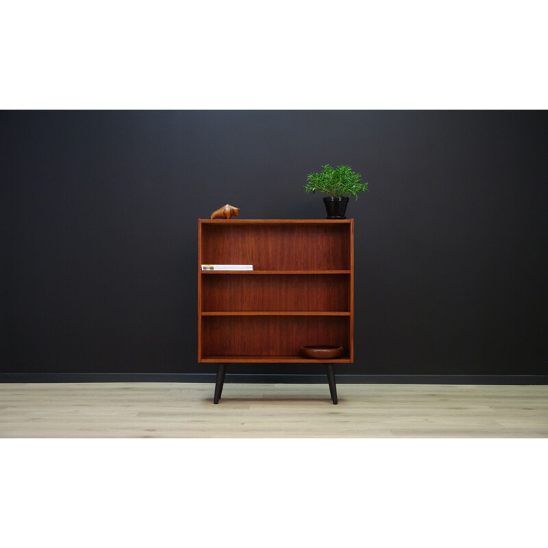 Vintage Scandinavian bookcase in teak