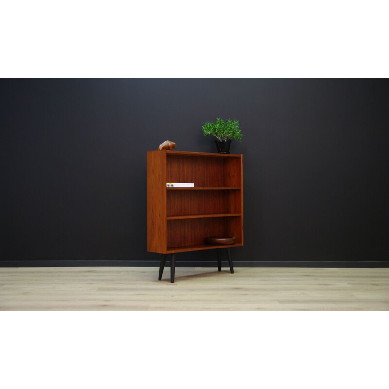 Vintage Scandinavian bookcase in teak