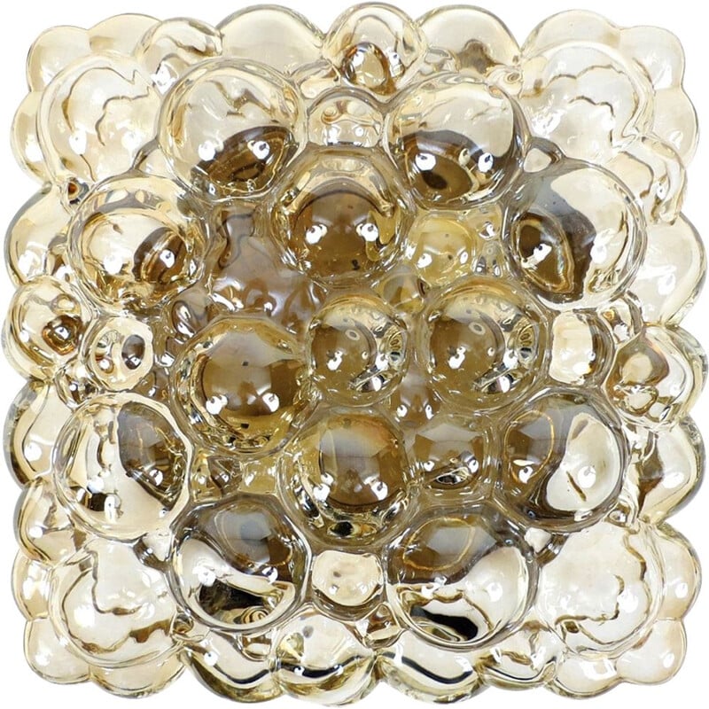 Vintage bubble glass flush mount by Helena Tynell for Limburg