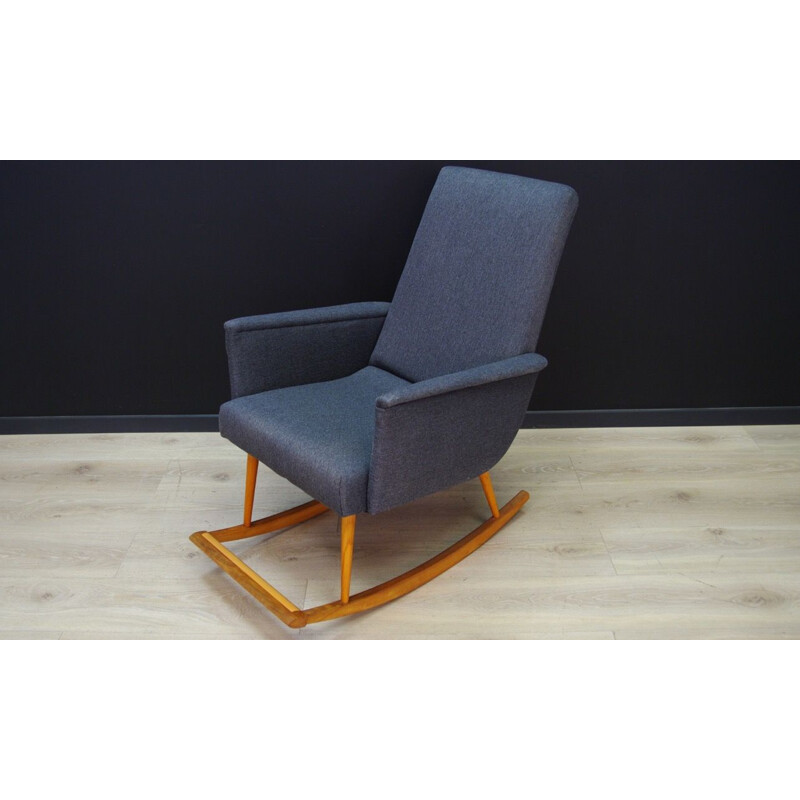 Fauteuil à bascule vintage danois