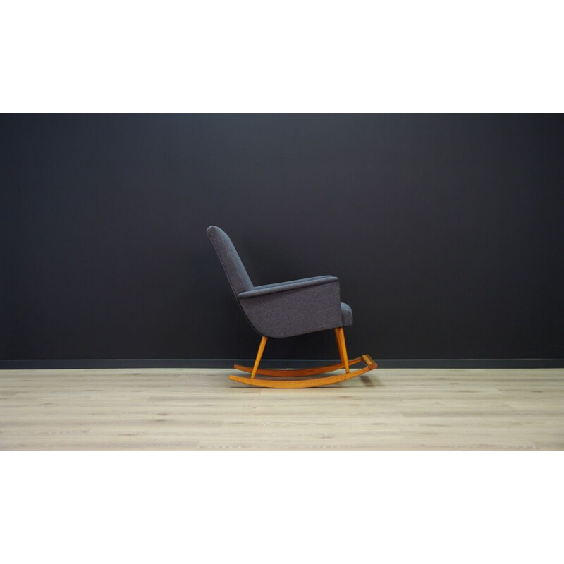 Fauteuil à bascule vintage danois