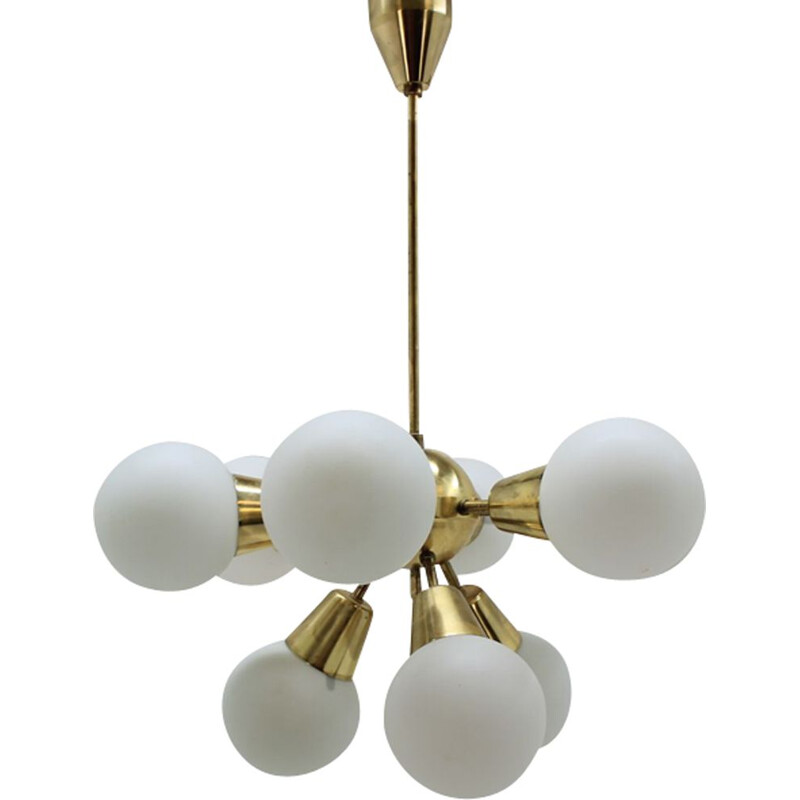 Vintage chandelier Sputnik by Kamenicky Senov