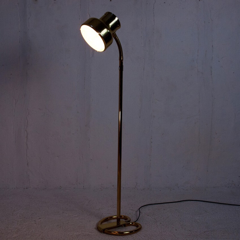 Bumling floor lamp in brass, Anders PEHRSON - 1970s