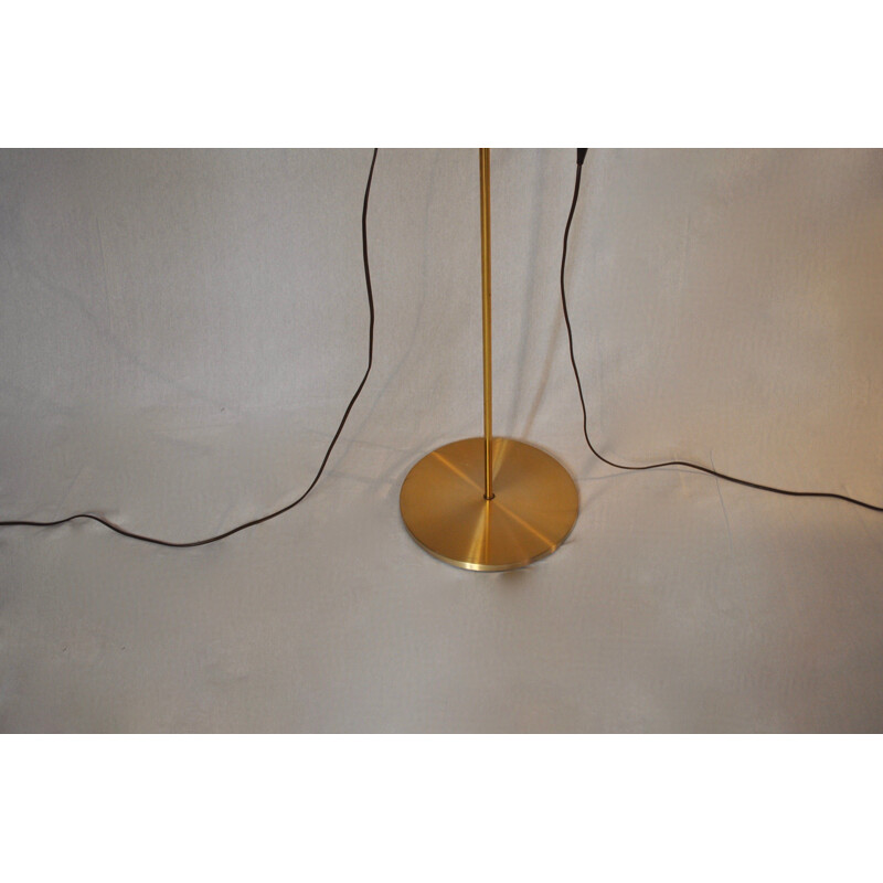 Vintage floor lamp "Hemi" in brass