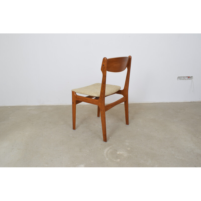 Set of 4 vintage Danish dining chairs in teak