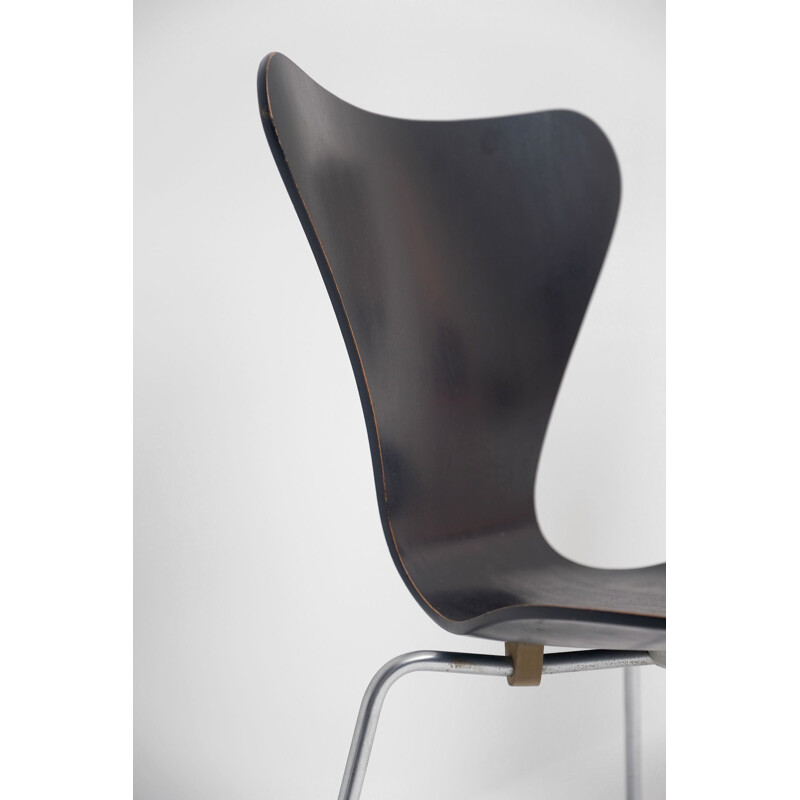 Paar Vintage Stühle 3107 von Arne Jacobsen für Fritz Hansen, 1955