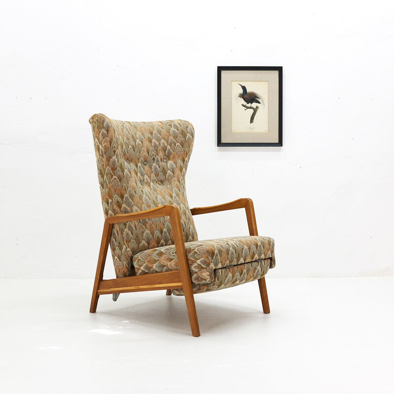 Vintage reclining Wingback armchair