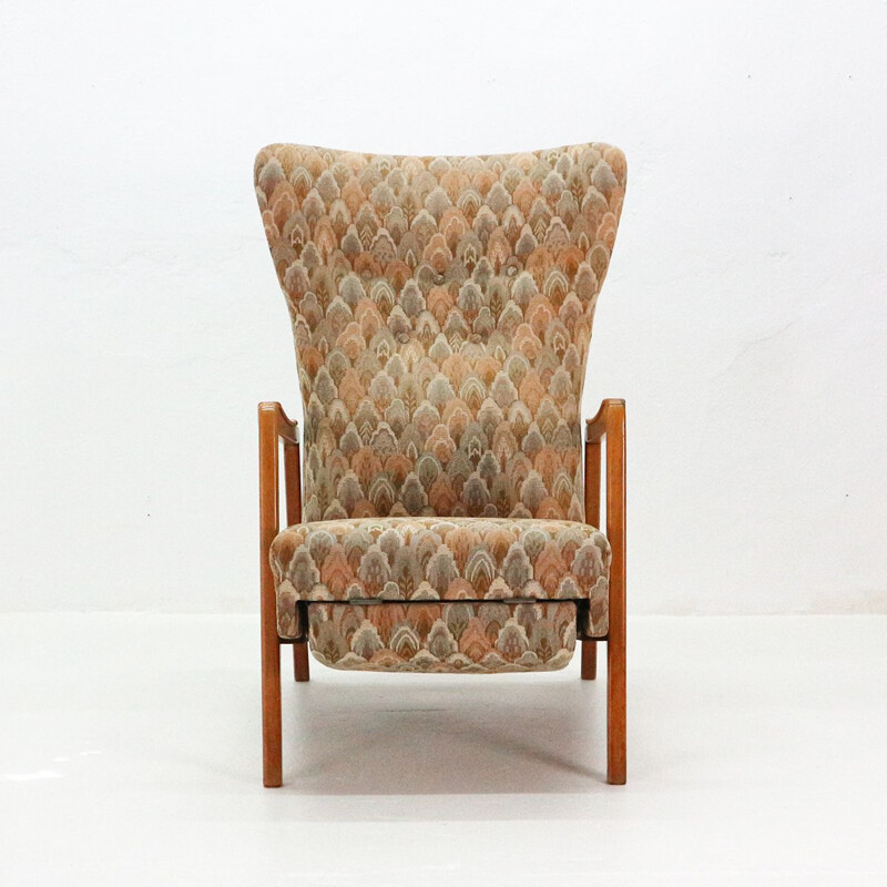 Vintage reclining Wingback armchair