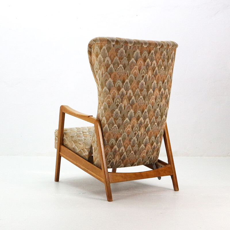 Fauteuil inclinable Wingback vintage