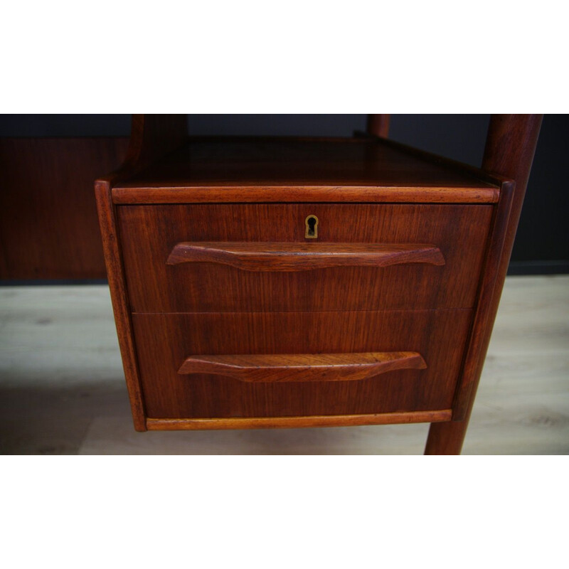 Vintage Danish writing desk in teak