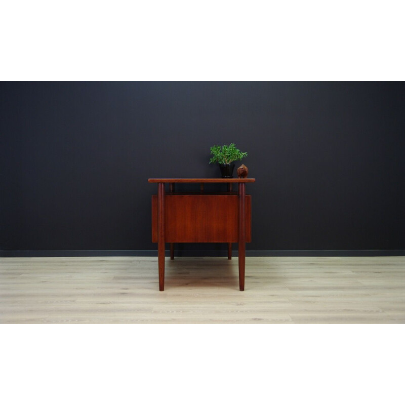 Vintage Danish design writing desk in rosewood