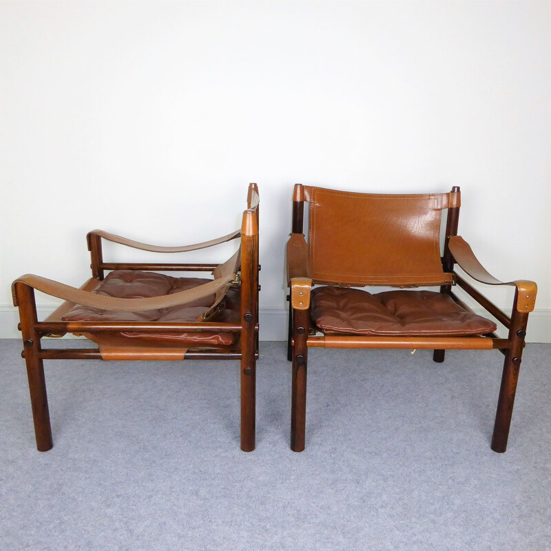 Set of 4 vintage "Sirocco" armchairs by Arne Norell