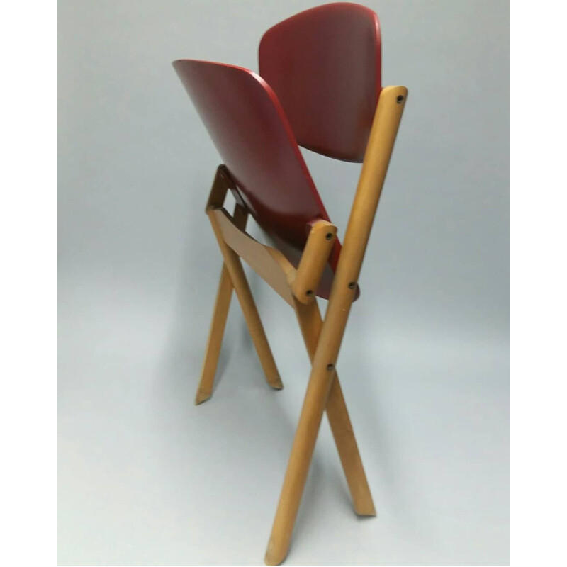 Vintage folding low chair by Jean-Claude Duboys