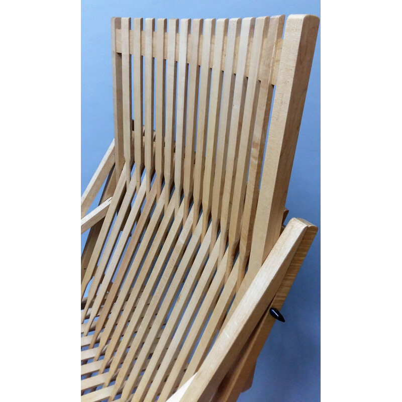 Rocking-chair vintage modèle A3 par Jean-Claude Duboys pour Attitude Editions