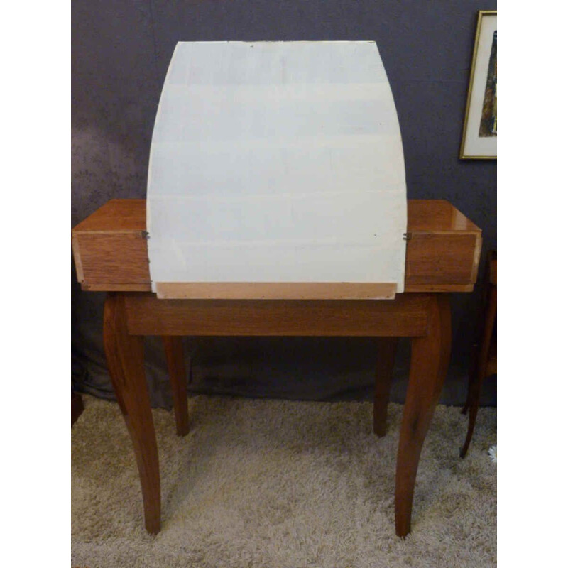 Vintage dressing table in walnut