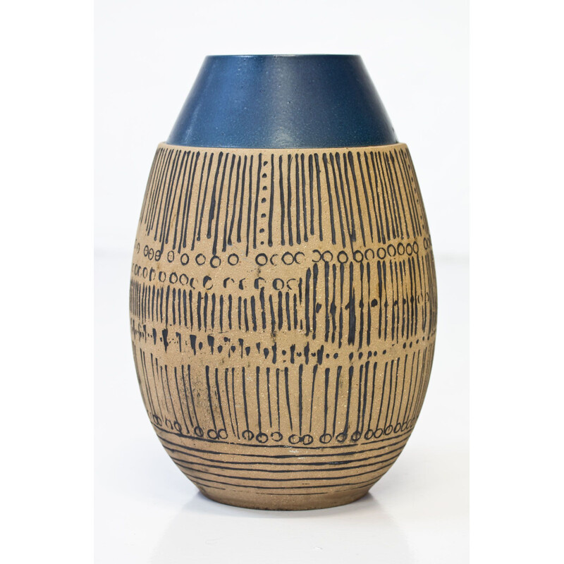 Vase vintage en céramique par Lisa Larson