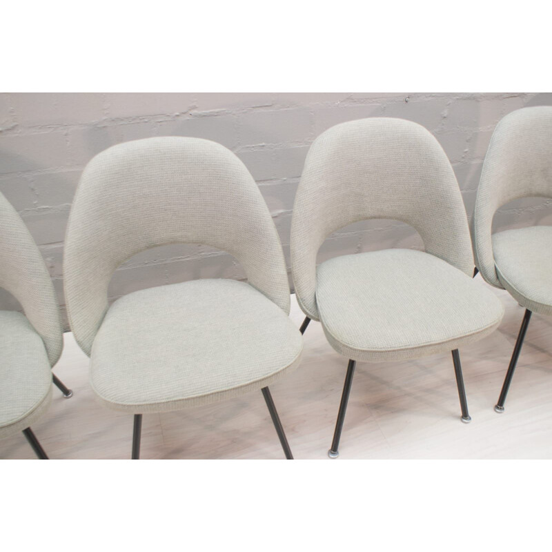 Set of 6 vintage executive chairs by Eero Saarinen for Knoll International