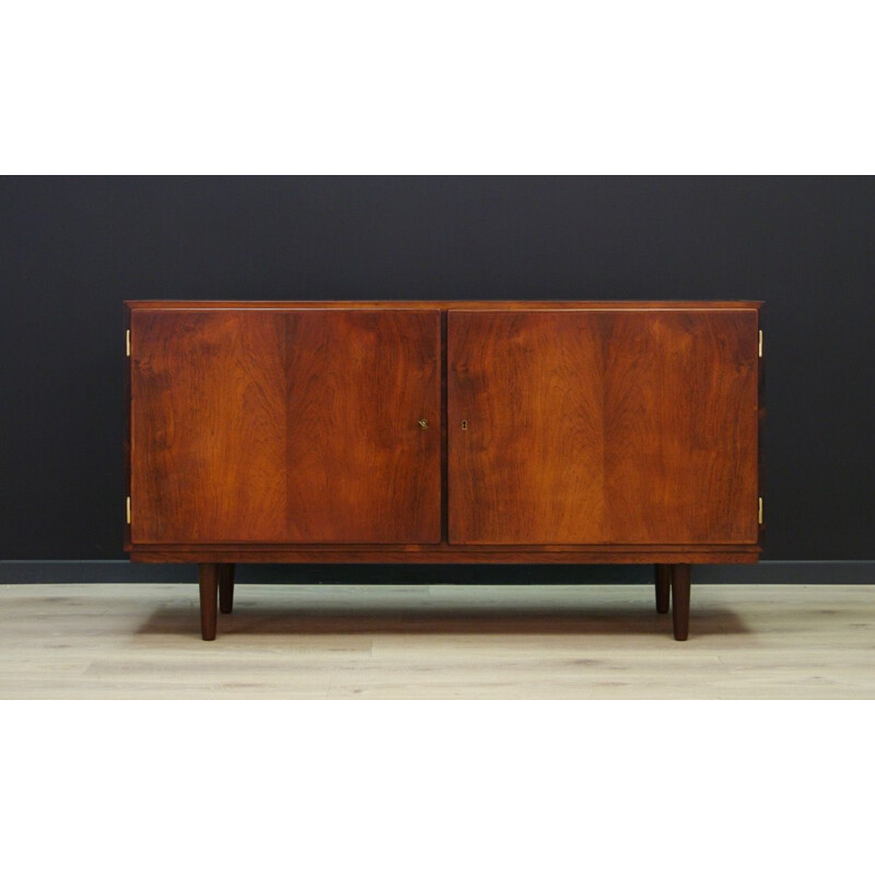 Vintage Scandinavian small sideboard in rosewood